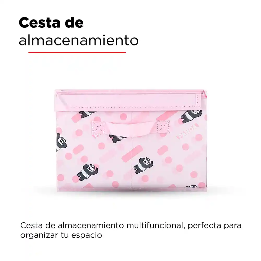 Miniso Caja Almacenamiento Tapa Panda Osos Escandalosos Grande