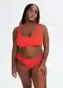 Braga Virgilp Coral Talla 28 Mujer Mango