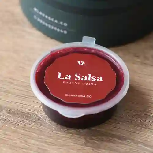 La salsa de frutos rojos