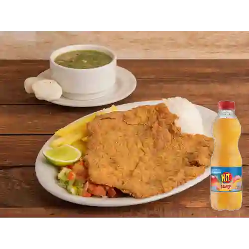 Combo 1/2 Chuleta de Cerdo + Hit Mango 500 ml