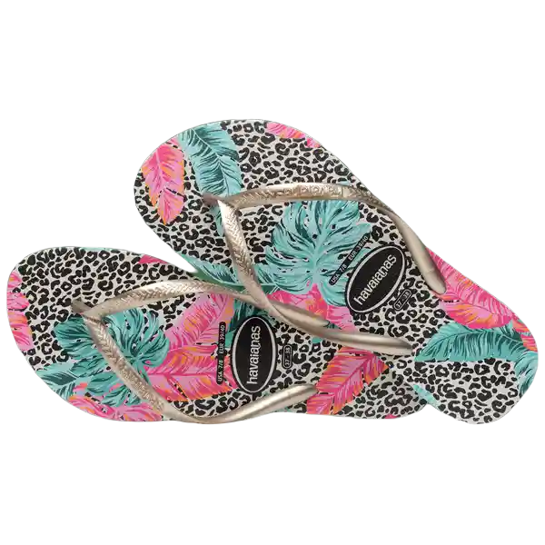 Sandalias Animal Floral Beige Talla 36 4144235 Havaianas