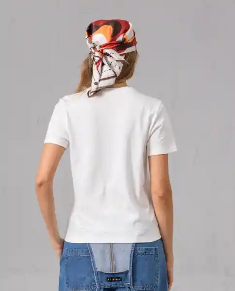 Camiseta Mujer Crudo Lana Claro Talla L 34008 Rifle