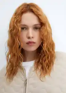 Chaqueta Colchi Verde Talla L Mujer Mango