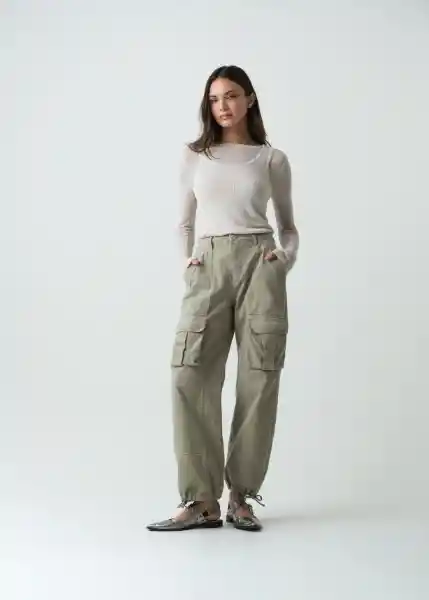 Jean Cannie Gris Aluminio Claro Talla 8 492G377 Naf Naf