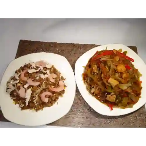 Chow Fan Fusión Vegetales para 2 O 3