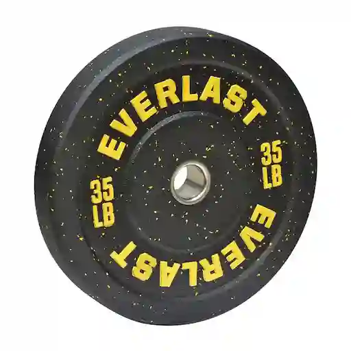 Everlast Bumper Plate Yellow 35 Lb