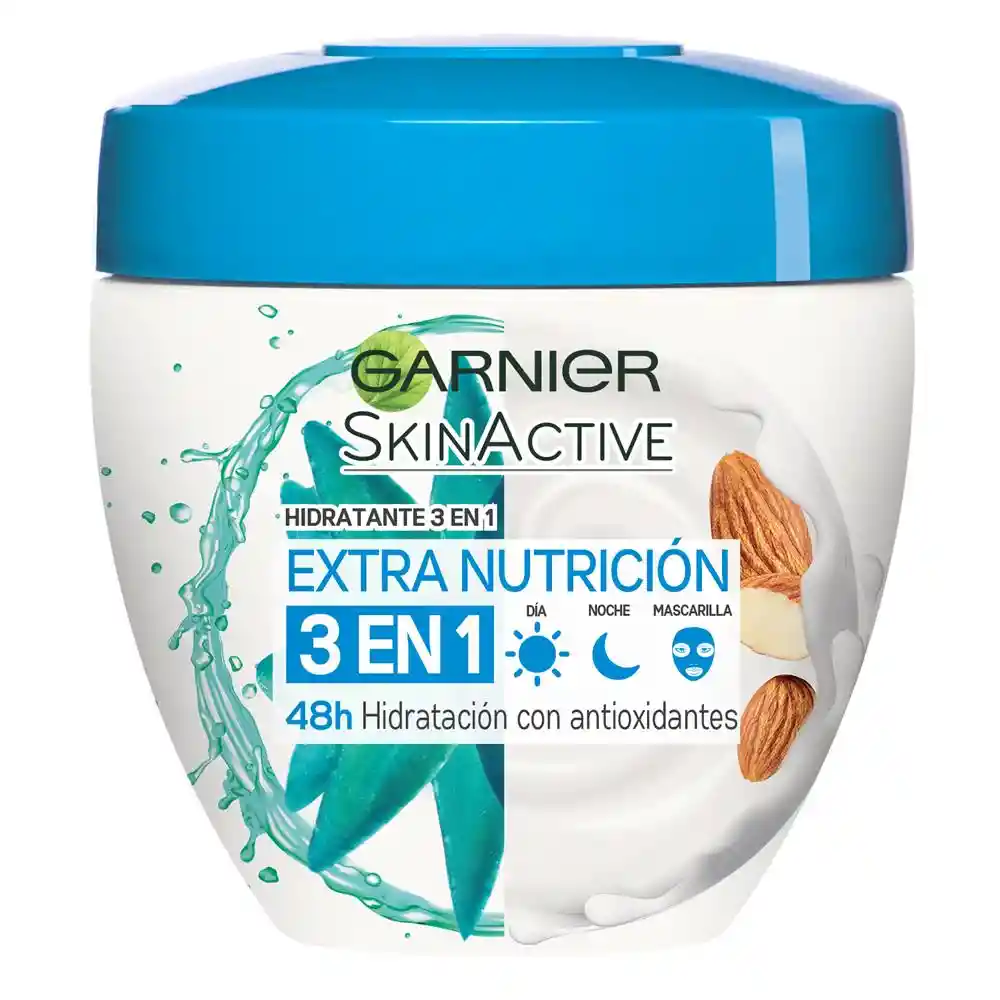 Garnier-Skin Active Crema Facial Hidratante 3 en 1