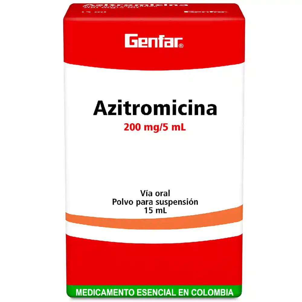 Genfar Azitromicina (200 mg/5 mL)