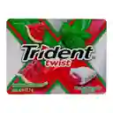 Trident Goma de Mascar Twist Sabor Yerbabuena y Sandía