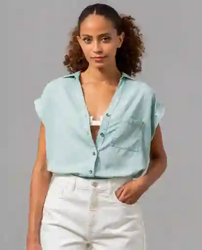 Camisa Mujer Verde Talla M Rifle