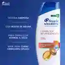 Shampoo Head Shoulders Limpieza y Revitalizacion Aceite de Argan Control Caspa Champu Head and Shoulders 375 ml