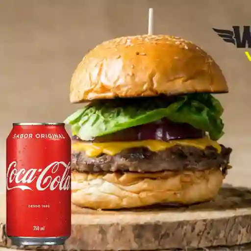 Clásica en Combo + Coca Cola 330ml