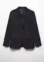 Blazer Americana Verner Negro Talla 52 Hombre Mango