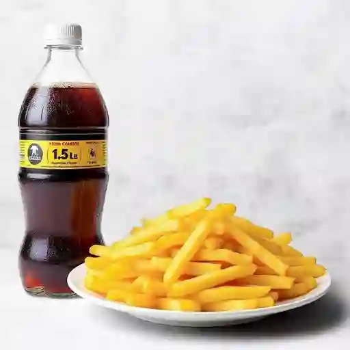 Combo Gaseosa 15 y Porción de Papas