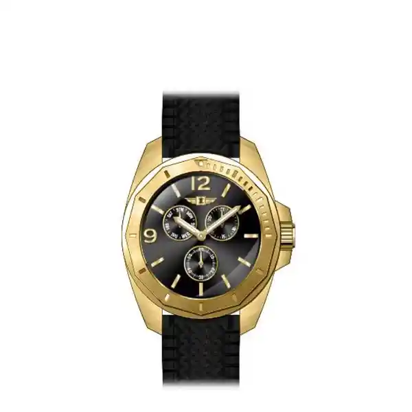 Invicta Reloj Hombre Negro y Dorado Ibi36502