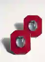 Pendientes Lidia Rojo Talla 99 Mujer Mango