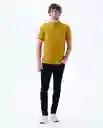 Camiseta Hombre Amarillo Talla XL 800G003_AMA160948 Americanino