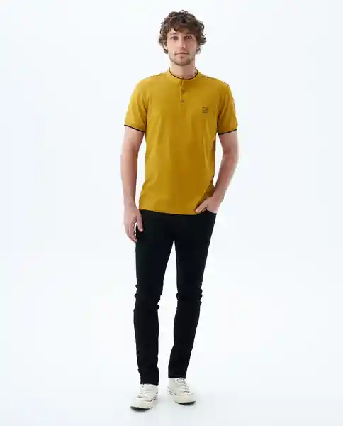Camiseta Hombre Amarillo Talla XL 800G003_AMA160948 Americanino