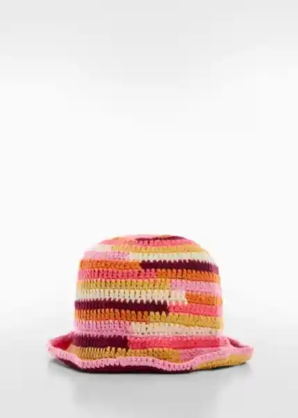 Sombrero Pirulo Rosa Talla 99 Mujer Mango