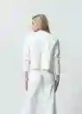 Saco Tejido Mujer Crudo Puro Claro Talla M 582G036 Naf Naf