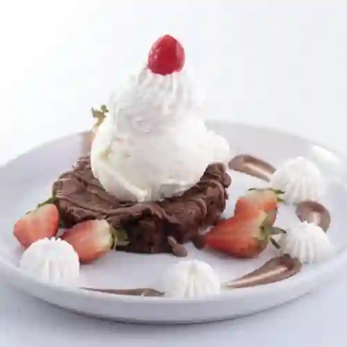 Brownie con Helado