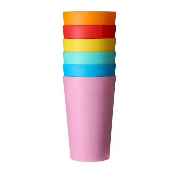 Miniso Set de Vasos Portatil Colores Mixtos