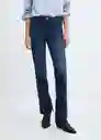 Pantalón Jean Elle Tejano Oscuro Talla 34 Mujer Mango