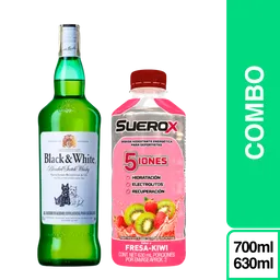 Combo Black & White 700 mL + Suerox Fresa - Kiwi