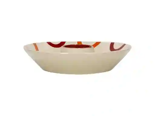 Plato Con Pocillo de Porcelana Para Salsa Casaideas