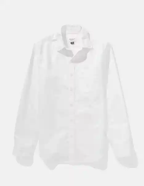 Camisa Hombre Blanco Talla LARGE 2830100 American Eagle