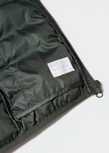 Abrigo Anorak Único Khaki Talla 12 Niños Mango