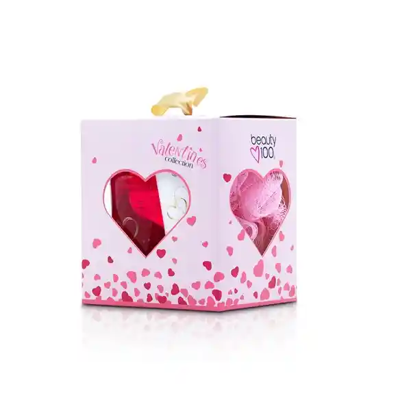 Crema Manos Gel Ducha Esponja Beauty 100 Valentines Vainilla