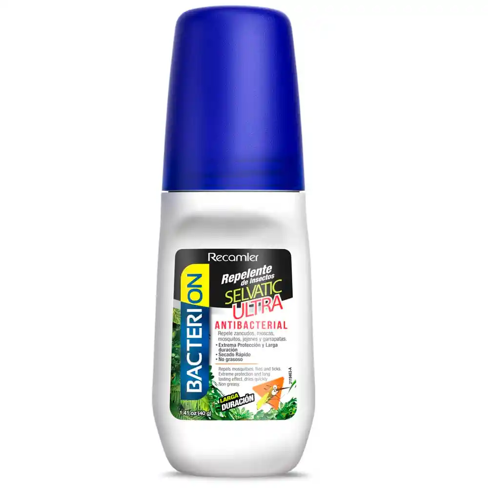 Bacterion Repelente de Insectos en Roll On Selvatic Ultra