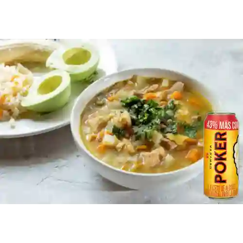 Combo 1/2 Mondongo + Poker 330 ml