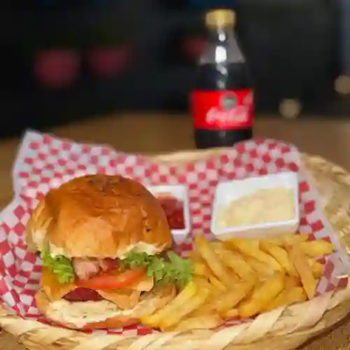 Hamburguesa de Res Al Barril