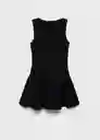 Vestido Vila Negro Talla M Mujer Mango