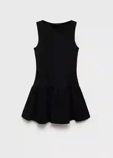 Vestido Vila Negro Talla M Mujer Mango