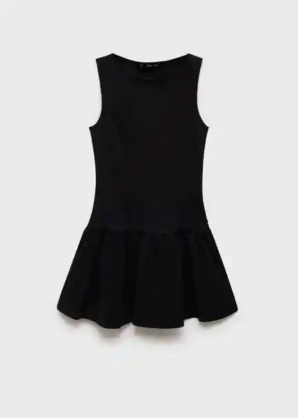 Vestido Vila Negro Talla M Mujer Mango