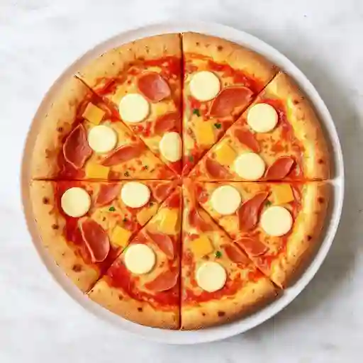 4 Quesos y Jamón Serrano Familiar 40cms