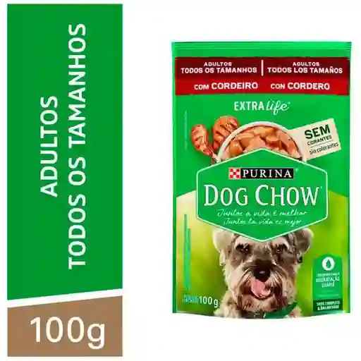Dog Chow Alimento Para Perro Húmeda Sabor Cordeiro