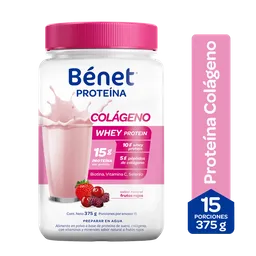 Benet Proteína Colágeno Frutos Rojos 375 g