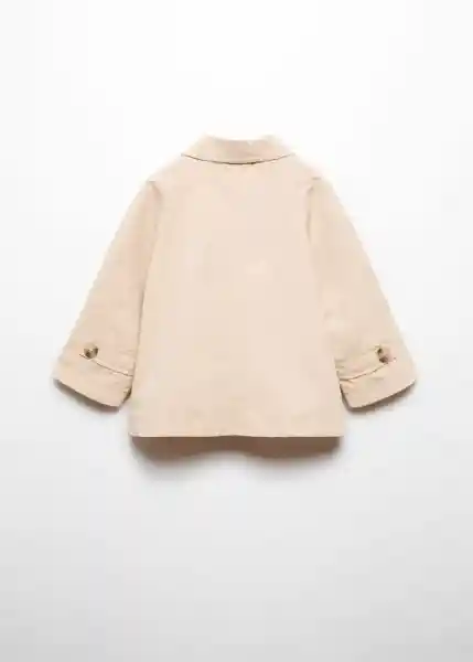 Chaqueta Claudiab Beige Talla 71 Niña Mango