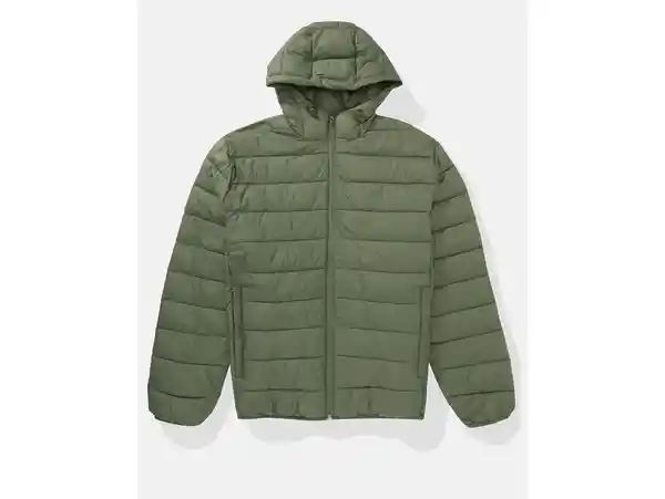 Chaqueta Gorro Hombre Verde Talla X-Small American Eagle