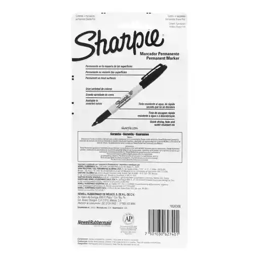 Sharpie Marcadores Fino de Varios Colores en Estuche