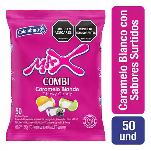 Max Caramelo Masticable Combi