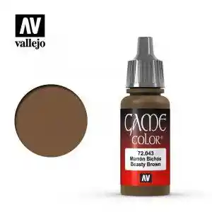 Vallejo Pintura Acrílica Game Color Marrón Bichos 17 mL