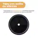 Vaso Plástico Con Tapa Abatible de Letter Rosa 500 mL Miniso