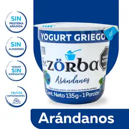 Zörba Yogurt Griego Arándanos