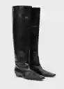 Botas Shouly Negro Talla 38 Mujer Mango