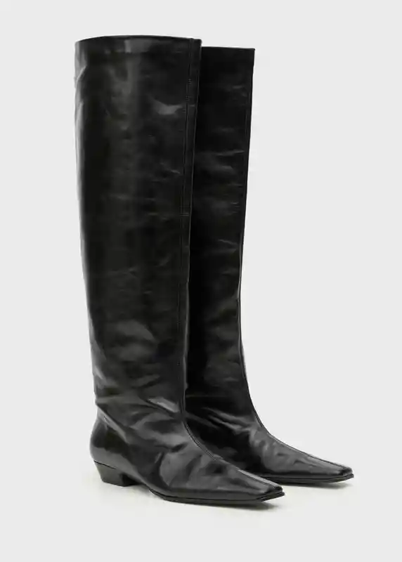 Botas Shouly Negro Talla 38 Mujer Mango